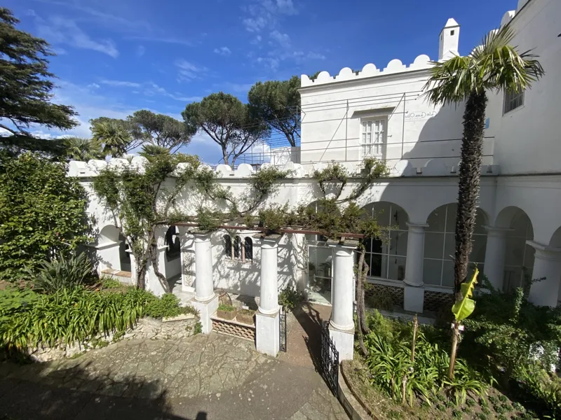 Bygget av Villa San Michele